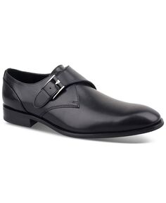 Мужские туфли монки с одинарным ремешком Alfani, черный