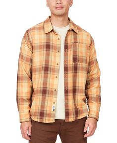 Мужская фланелевая рубашка классического кроя Fairfax в клетку на пуговицах Marmot, оранжевый