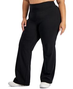 Гибкие эластичные брюки для активной йоги больших размеров ID Ideology, черный