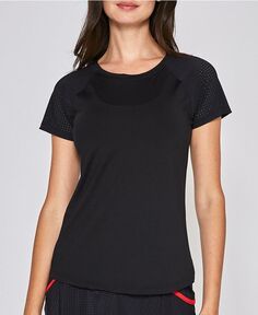 Женская футболка Performance с короткими рукавами L&apos;Etoile Sport, черный