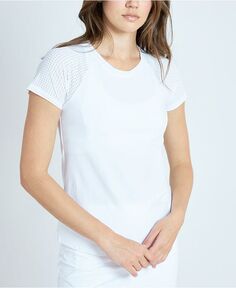 Женская футболка Performance с короткими рукавами L&apos;Etoile Sport, белый