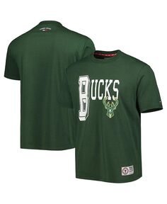 Мужская зеленая футболка Hunter Milwaukee Bucks Mel Varsity Tommy Jeans, зеленый