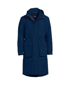 Мужское водонепроницаемое утепленное пальто для зимнего стадиона Tall Squall Lands&apos; End, синий