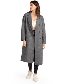 Женское стоящее пальто с поясом Belle &amp; Bloom, серый