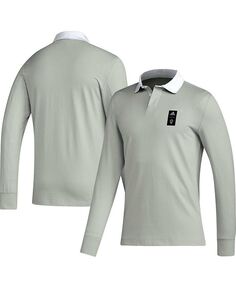 Мужская серая рубашка-поло с длинным рукавом для путешествий Colorado Rapids 2023 Player adidas, серый