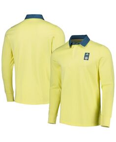 Мужская желтая рубашка-поло с длинными рукавами Player 2023 New York Red Bulls Travel adidas, желтый