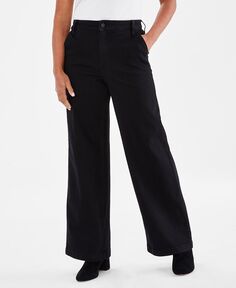 Женские джинсы широкого кроя с высокой посадкой Style &amp; Co, черный