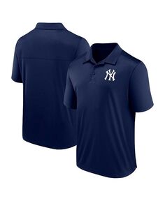 Мужская темно-синяя рубашка-поло с логотипом New York Yankees Fanatics, синий