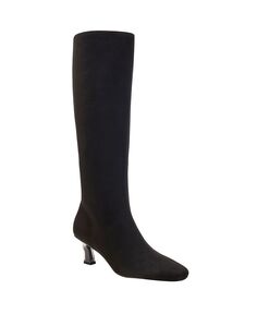Женские ботинки на каблуке-рюмочке с квадратным носком The Zaharrah, стандартные икры Katy Perry, цвет Black
