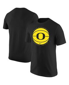 Мужская черная футболка с логотипом Oregon Ducks Basketball Nike, черный