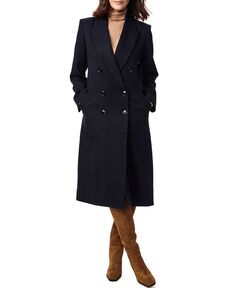 Женское индивидуальное пальто из твила Bernardo, синий