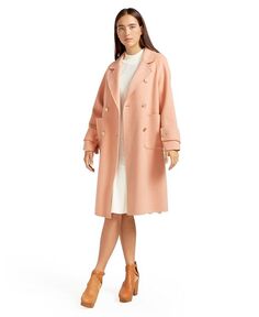 Женское пальто оверсайз из смесовой шерсти Rumor Has It Belle &amp; Bloom, оранжевый