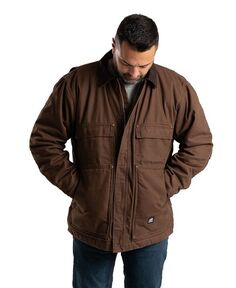 Мужское стираное пальто для работы в стиле Heartland Berne, коричневый