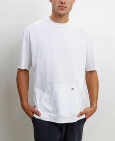 Мужская футболка с карманом и короткими рукавами COIN 1804, белый