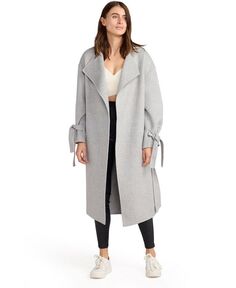 Женское пальто без воротника на каблуках Belle &amp; Bloom, серый