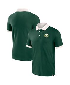Мужская зеленая рубашка-поло с логотипом Portland Timbers для второго периода Fanatics, зеленый
