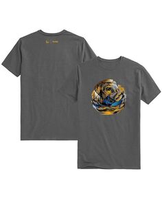 Мужская и женская темно-серая футболка Golden State Warriors 2022/23 City Edition The Wild Collective, серый