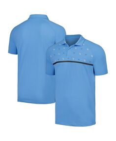 Мужская голубая рубашка-поло реглан Tampa Bay Rays Sector Batter Up LevelWear, синий