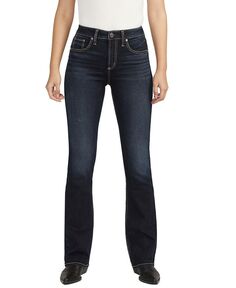 Женские зауженные джинсы с завышенной талией Avery Bootcut Silver Jeans Co., синий