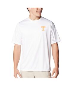 Мужская белая футболка Tennessee Volunteers Terminal Tackle State Omni-Shade Columbia, белый