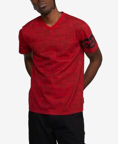 Мужская футболка с коротким рукавом Madison Ave с v-образным вырезом Ecko Unltd, красный