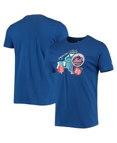 Мужская футболка Royal New York Mets City Cluster New Era, синий