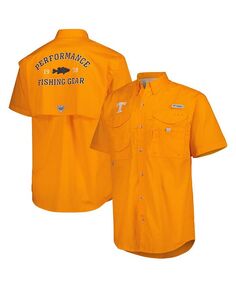 Мужская рубашка на пуговицах Tennessee Orange Tennessee Volunteers Bonehead Columbia, оранжевый