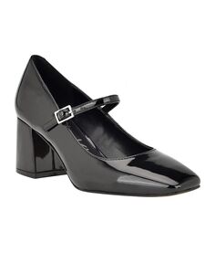 Женские туфли-лодочки Jatlee Mary Jane с квадратным носком и блочным каблуком Calvin Klein, черный