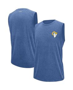 Мужская футболка без рукавов с разминкой Royal Los Angeles Rams MSX by Michael Strahan, синий