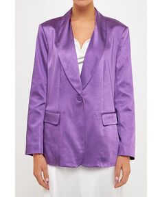 Женский атласный пиджак endless rose, фиолетовый