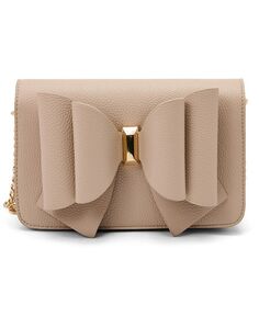 Женская сумка через плечо с двойным клапаном и галстуком-бабочкой LIKE DREAMS, тан/бежевый