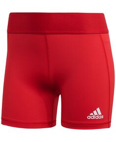 Женская одежда Techfit Волейбольные тайтсы adidas, красный