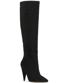 Женские высокие классические ботинки Maynard с острым носком Jessica Simpson, черный