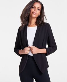 Женский пиджак без воротника Bar III, черный