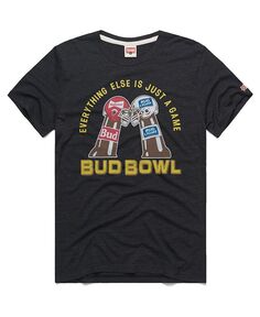 Мужская темно-серая футболка Budweiser Bud Bowl Tri-Blend Homage, серый