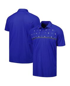 Мужская рубашка-поло реглан Royal Los Angeles Dodgers Sector Batter Up LevelWear, синий