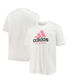 Мужская белая футболка с рисунком Juventus DNA adidas, цвет White