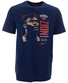 Мужская футболка с фотографией игрока «Нью-Орлеан Пеликанс» — Зайон Уильямсон Nike, черный