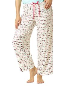 Женские классические пижамные брюки с завязками Be My Dot Hue, тан/бежевый