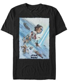 Мужская футболка с постером «Звездные войны: Скайуокер. Восхождение Рей» Fifth Sun, черный