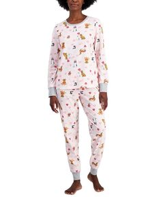 Женские 2 шт. мама и усилитель; Пижамный комплект Me Matching Family Pajamas, розовый