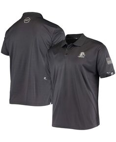 Мужская темно-серая рубашка-поло с цифровым камуфляжем Oregon Ducks OHT в военном стиле Colosseum, серый