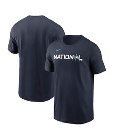 Мужская темно-синяя футболка с надписью MLB All Star Game 2023 Nike, синий