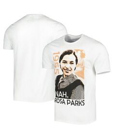 Мужская и женская белая футболка с рисунком Rosa Parks Philcos, белый