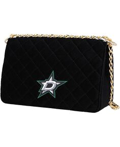 Женская бархатная сумка цвета команды Dallas Stars Cuce, черный