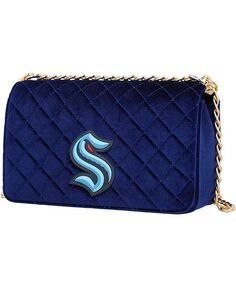 Женская бархатная сумка Seattle Kraken Team Color Cuce, синий