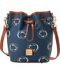 Женский кошелек Penn State Nittany Lions с монограммой на шнурке Dooney &amp; Bourke, синий