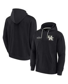 Мужской и женский черный супермягкий флисовый пуловер с капюшоном Kentucky Wildcats Fanatics Signature, черный