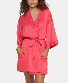 Женское атласное белье-кимоно Muse Jezebel, цвет Red