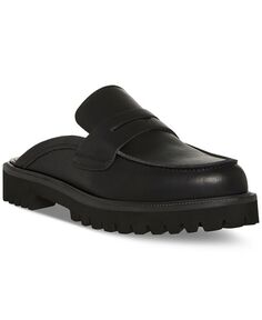 Женские туфли-мюли без шнуровки Fever Penny Loafer на плоской подошве Aqua College, черный